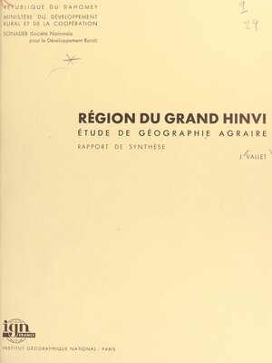 cover image of Région du Grand Hinvi